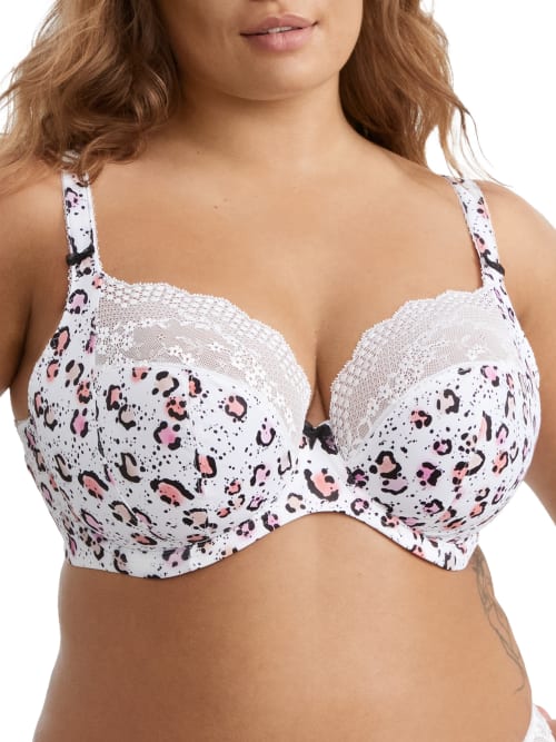 Shop Elomi Lucie Side Support Plunge Bra In Rumble