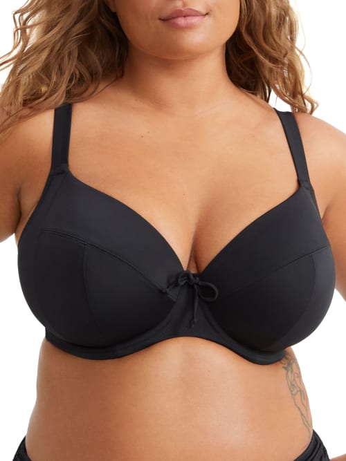 Plus Size Plain Sailing Plunge Bikini Top