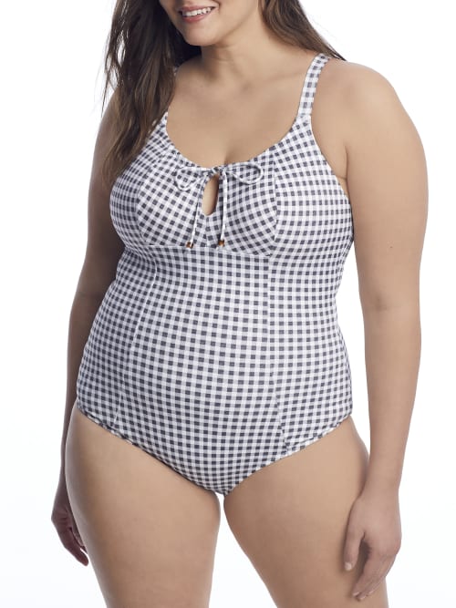 Plus Size Checkmate One-Piece