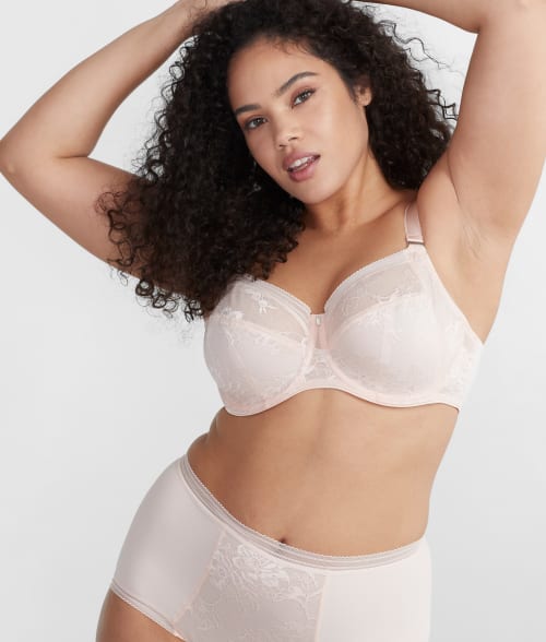 Fantasie Fusion Lace Side Support Bra In Blush