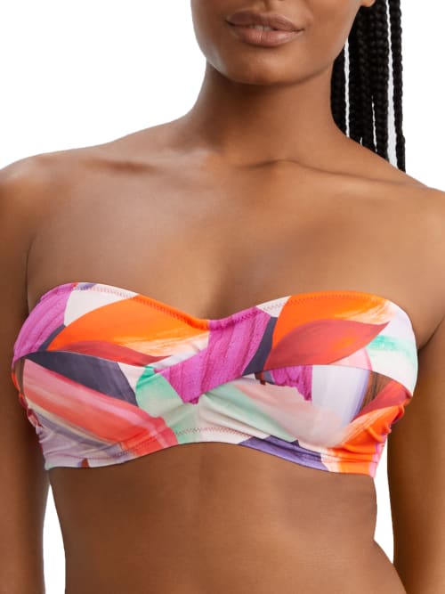 Fantasie Aguada Beach Bandeau Bikini Top In Sunrise