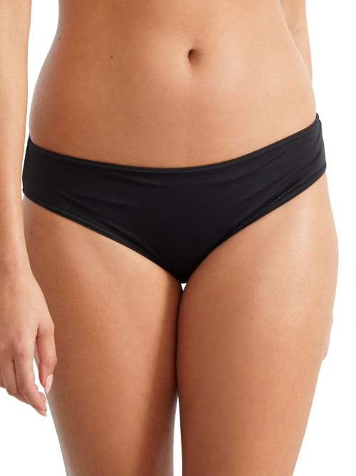 Freya Jewel Cove Bikini Bottom In Black Solid