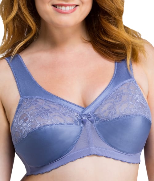 Glamorise Magic Lift Support Wire-free Bra In Blue Ice