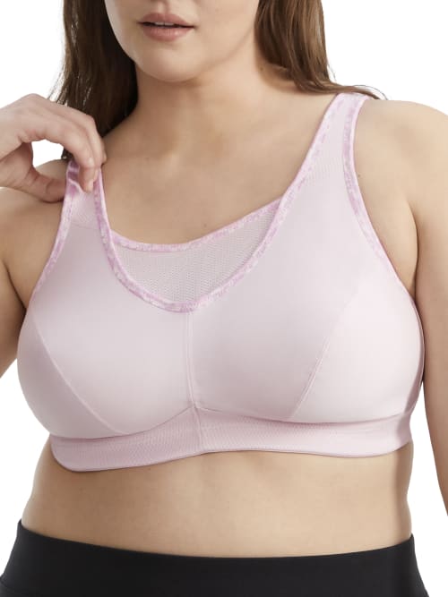 Glamorise No-bounce Cami Wire-free Sports Bra In Light Pink