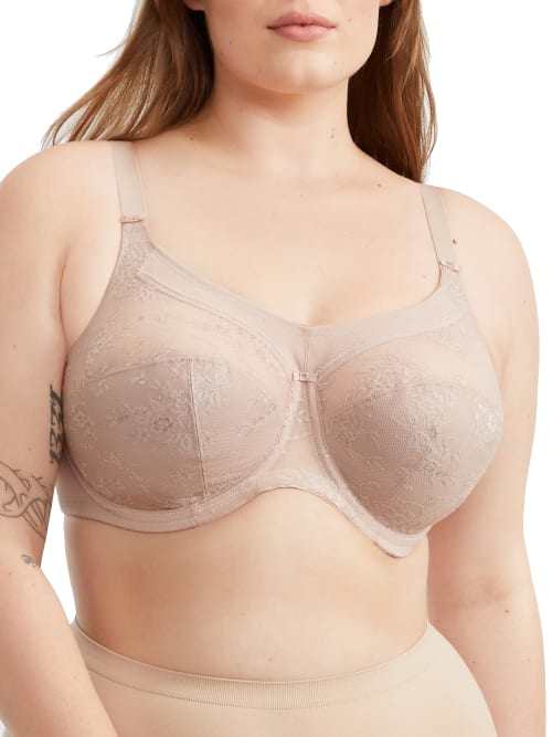 Shop Goddess Verity Banded Full Coverage Bra In Fawn