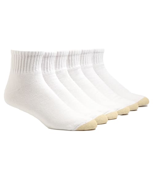 Cotton Cushion Big & Tall Ankle Socks 6-Pack