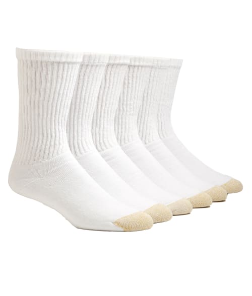 Cotton Cushion Crew Socks 6-Pack