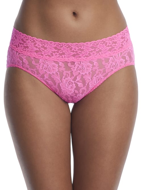 Hanky Panky Signature Lace French Brief In Fiesta Pink