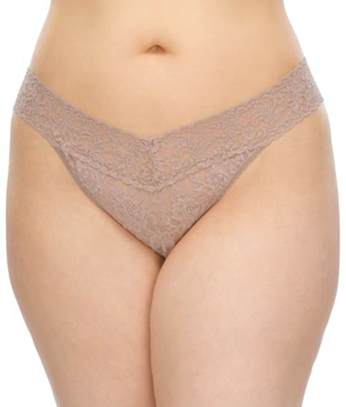 Plus Size Signature Lace Original Rise Thong