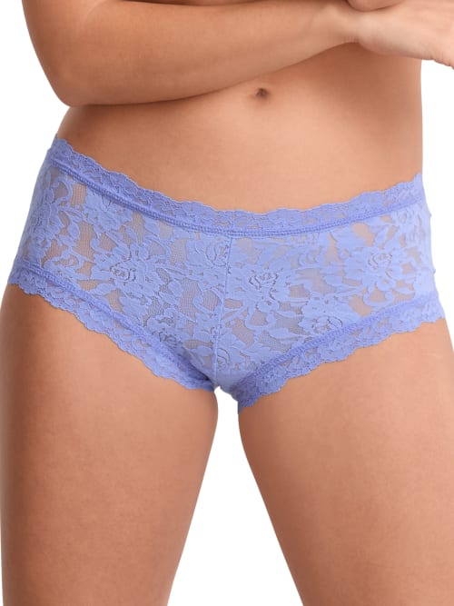 Shop Hanky Panky Signature Lace Boyshort In Cool Water Blue