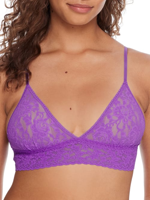 Hanky Panky Signature Lace Padded Bralette In Vivid Violet