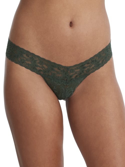 Felina | Signature Stretchy Lace Low Rise Hipster | Panty (Pink Nectar,  Medium)