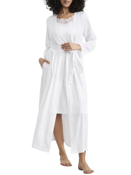 Hanro Robe Selection Terry-towelling Robe In White