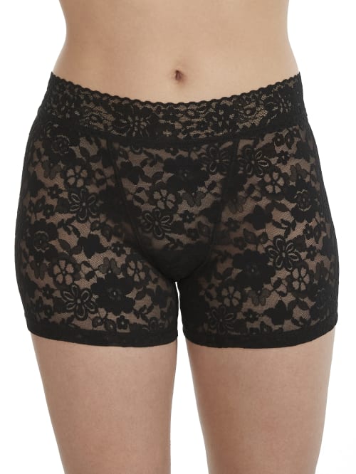 Hanky Panky Daily Lace Boxer Briefs In Black