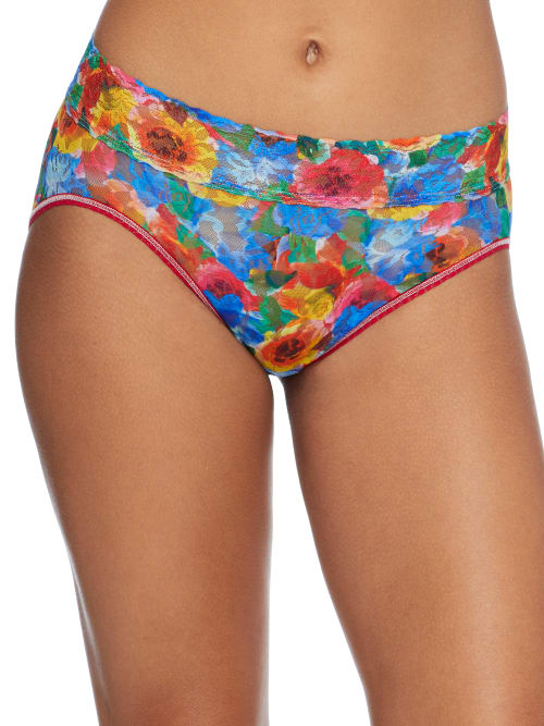 Hanky Panky Signature Lace Printed French Brief In Bold Blooms