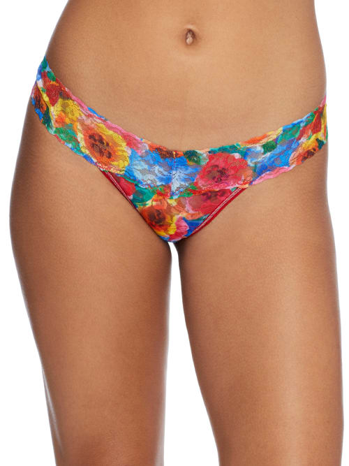 HANKY PANKY SIGNATURE LACE LOW RISE PRINTED THONG