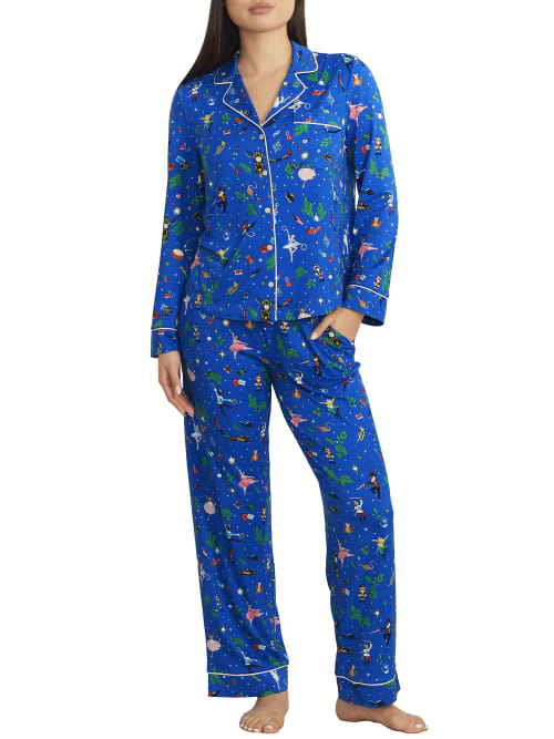 Kate Spade New York Printed Pajama Set In Nutcracker Ballet