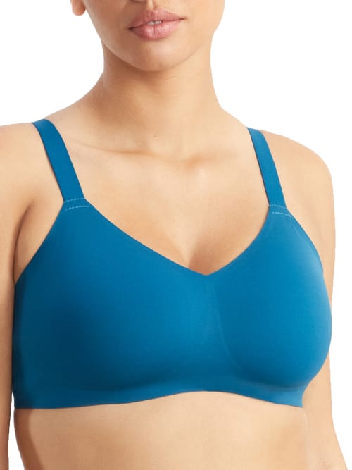 Le Mystere Smooth Shape Wire-free Bra In Ink Blue