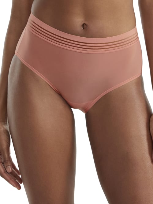 Le Mystere Second Skin Hipster Panty In Pink Quartz