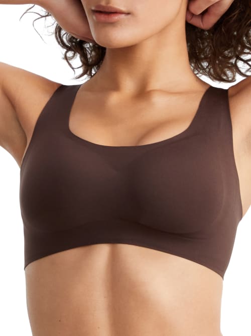 Shop Le Mystere Smooth Shape Wire-free Bralette In Cocoa Bean