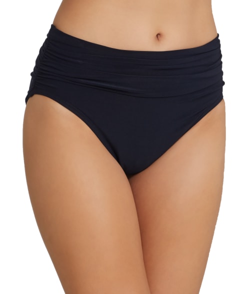 Jersey Shirred Bikini Bottom