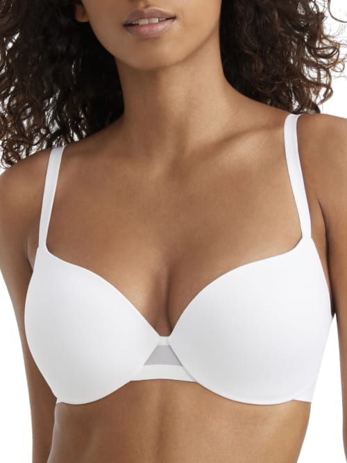 Shop Maidenform Dreamwire Demi T-shirt Bra In White