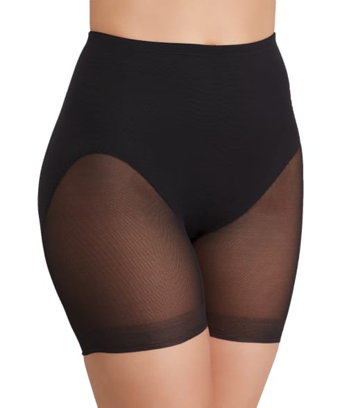 Miraclesuit Sexy Sheer Extra Firm Control Rear Lifting Boyshort In Black