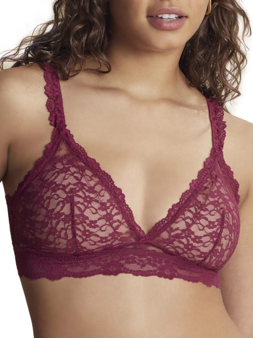 Moi Removable Cookie Bralette In Sangria
