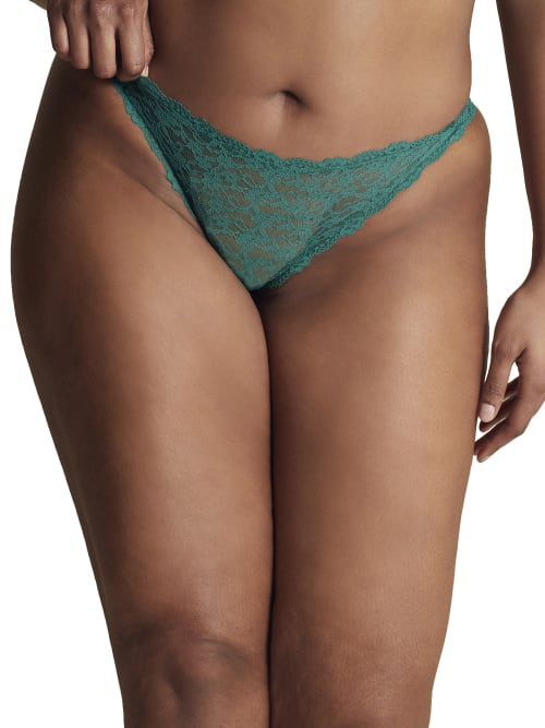 Moi All-over Lace Bikini In Ivy
