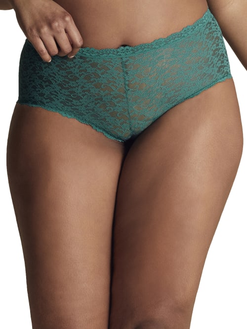 Moi All-over Lace Boyshort In Ivy