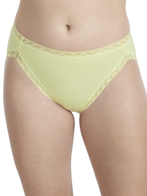 Natori Bliss Cotton French Cut In Lime Cream