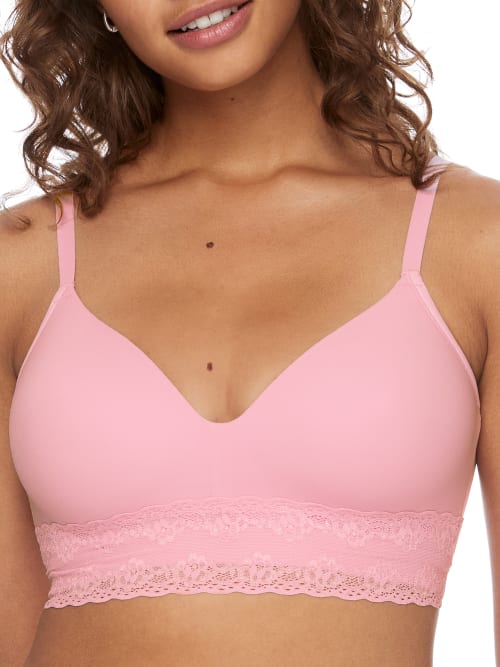 Natori Bliss Perfection Wire-free T-shirt Bra In Pink Ballerina