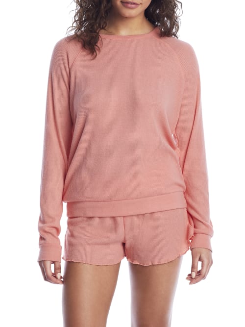Pj Salvage TEXTURED LOUNGE KNIT PULLOVER