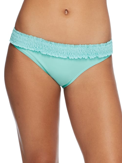 Pour Moi Free Spirit Frill Waist Bikini Bottom In Mint