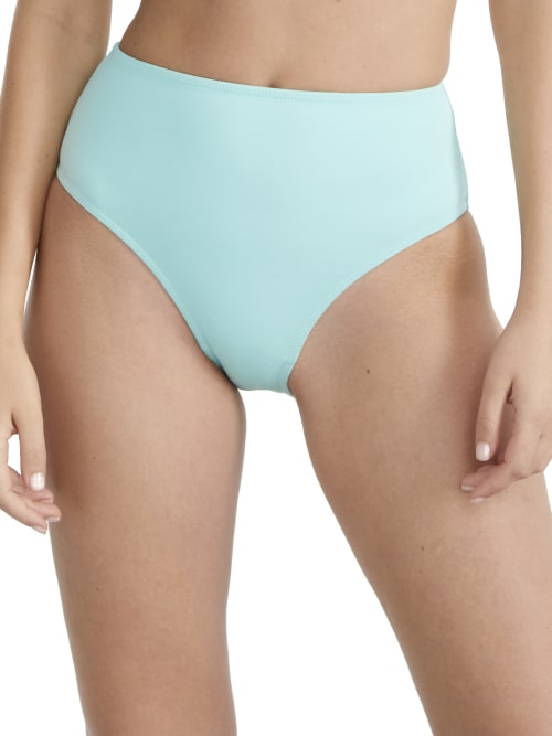 Pour Moi Space High-waist Control Bikini Bottom In Mint