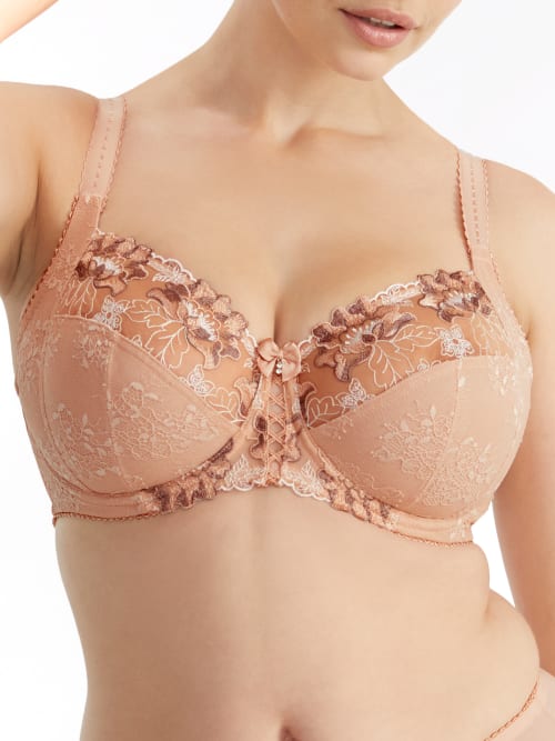 Sofia Embroidered Side Support Bra