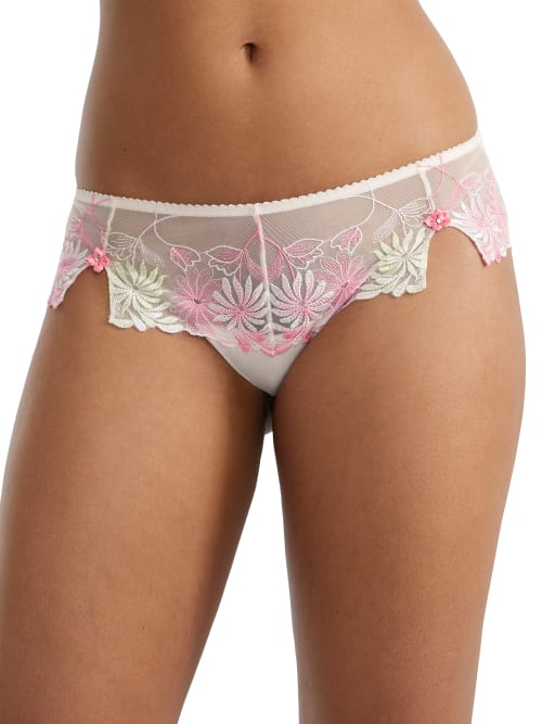 Pour Moi St. Tropez Shorty In White,pink,green