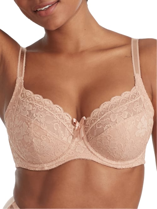 Pour Moi Rebel Side Support Bra In Almond