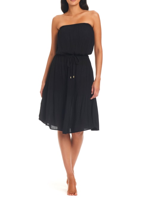 Shop Bleu Rod Beattie India Bazaar Cover-up Dress In Black
