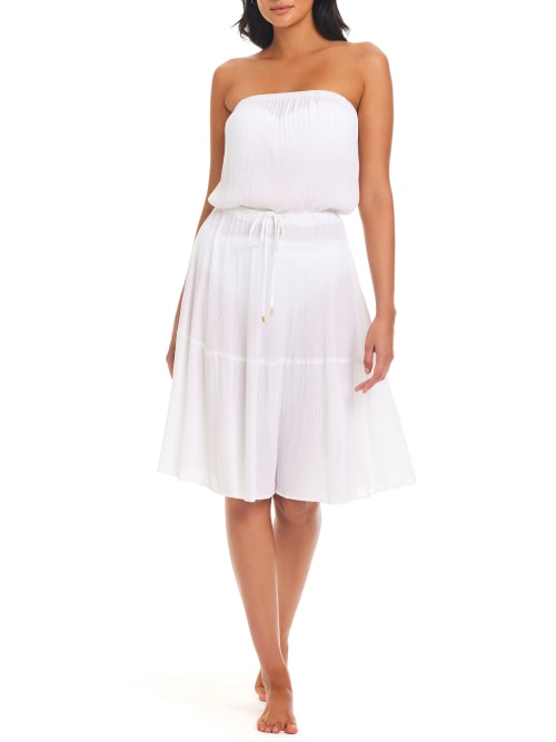 Shop Bleu Rod Beattie India Bazaar Cover-up Dress In White