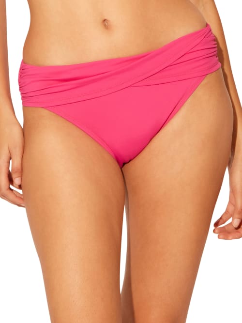 Bleu Rod Beattie James Bonded Sarong Bikini Bottom In Think Pink