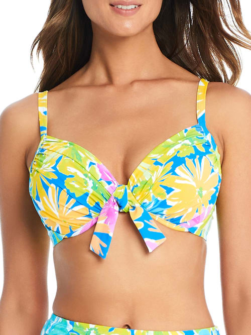 Spring It On Tie Front Bikini Top D-DD Cups