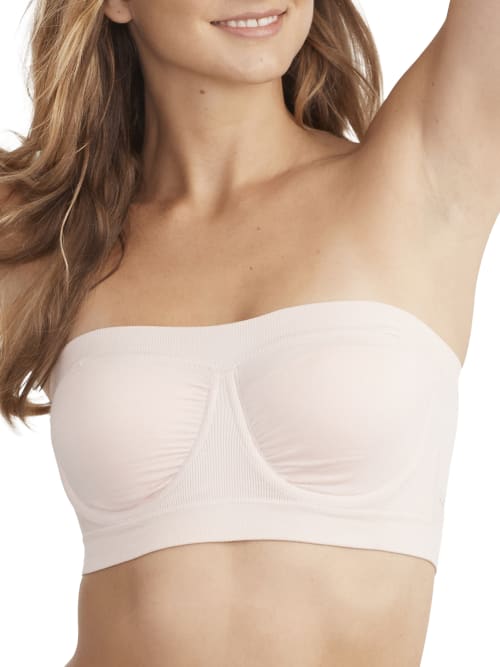 Shop Reveal Low-key Seamless Bandeau Bra In Barely There