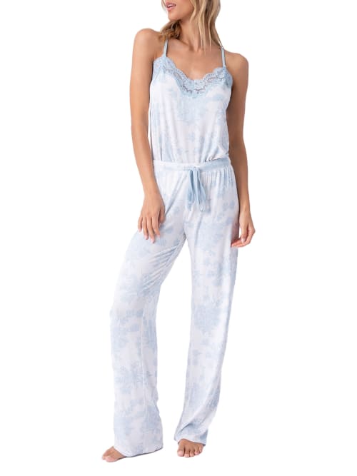 Pj Salvage Forever Loved Cami Knit Pajama Set In Ivory