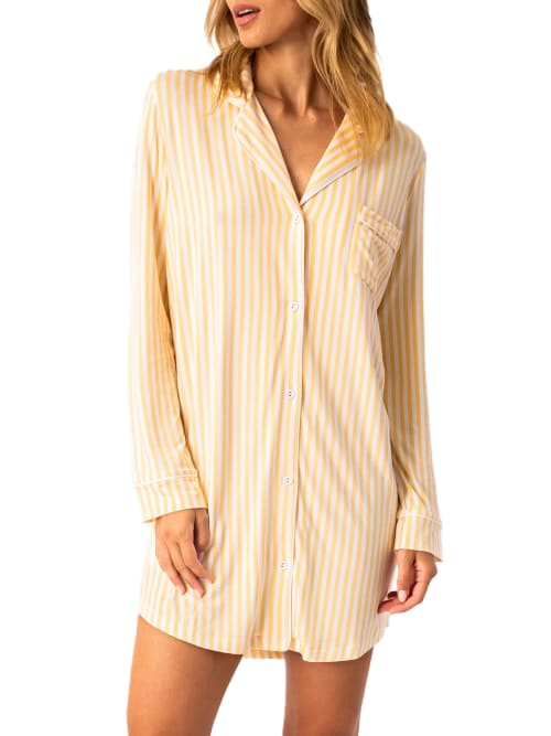 Lazy Days Stripe Modal Knit Sleep Shirt