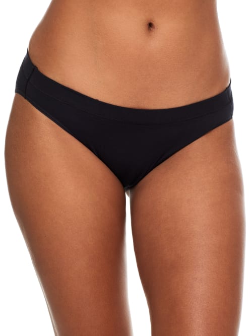 Shop Saalt Leak Proof Comfort Bikini In Volcanic Black