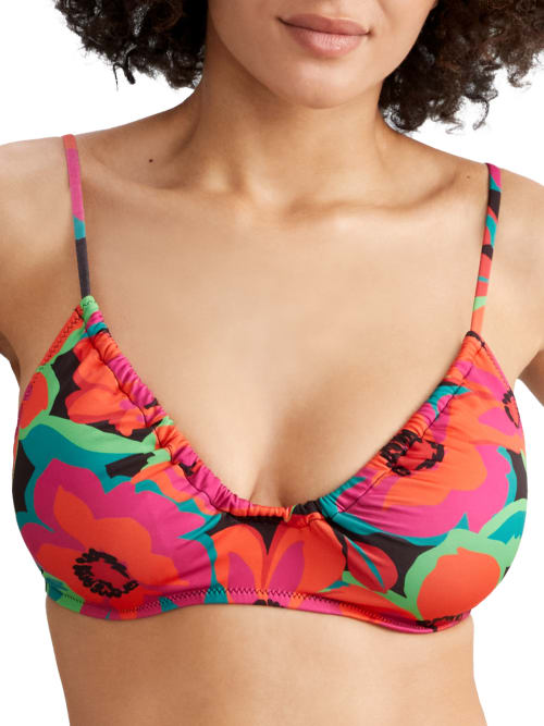 Shop Sanctuary Swim Savage Gardener Underwire Bikini Top In Multi