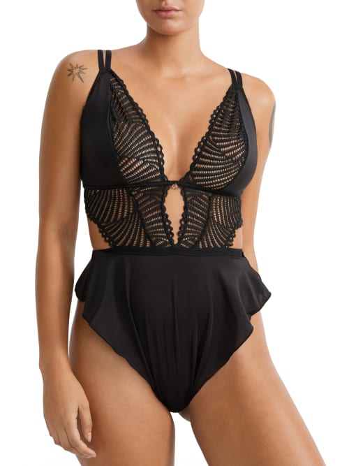 Shop Scantilly By Curvy Kate After Hours Teddy In Black