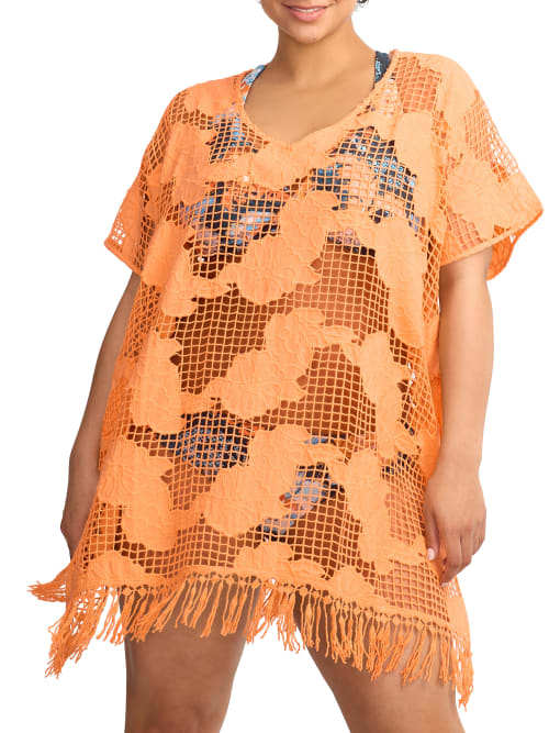 Mesh Kaftan Cover-Up