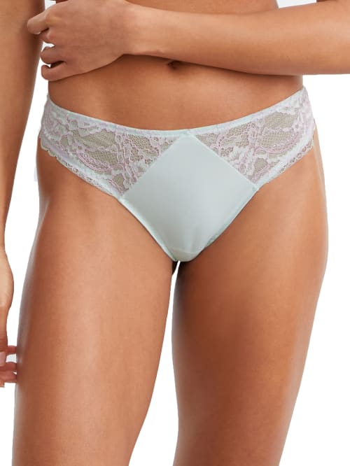 Skarlett Blue Minx Thong In Pale Blue,orchid